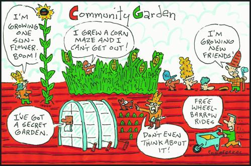 Independent-community garden